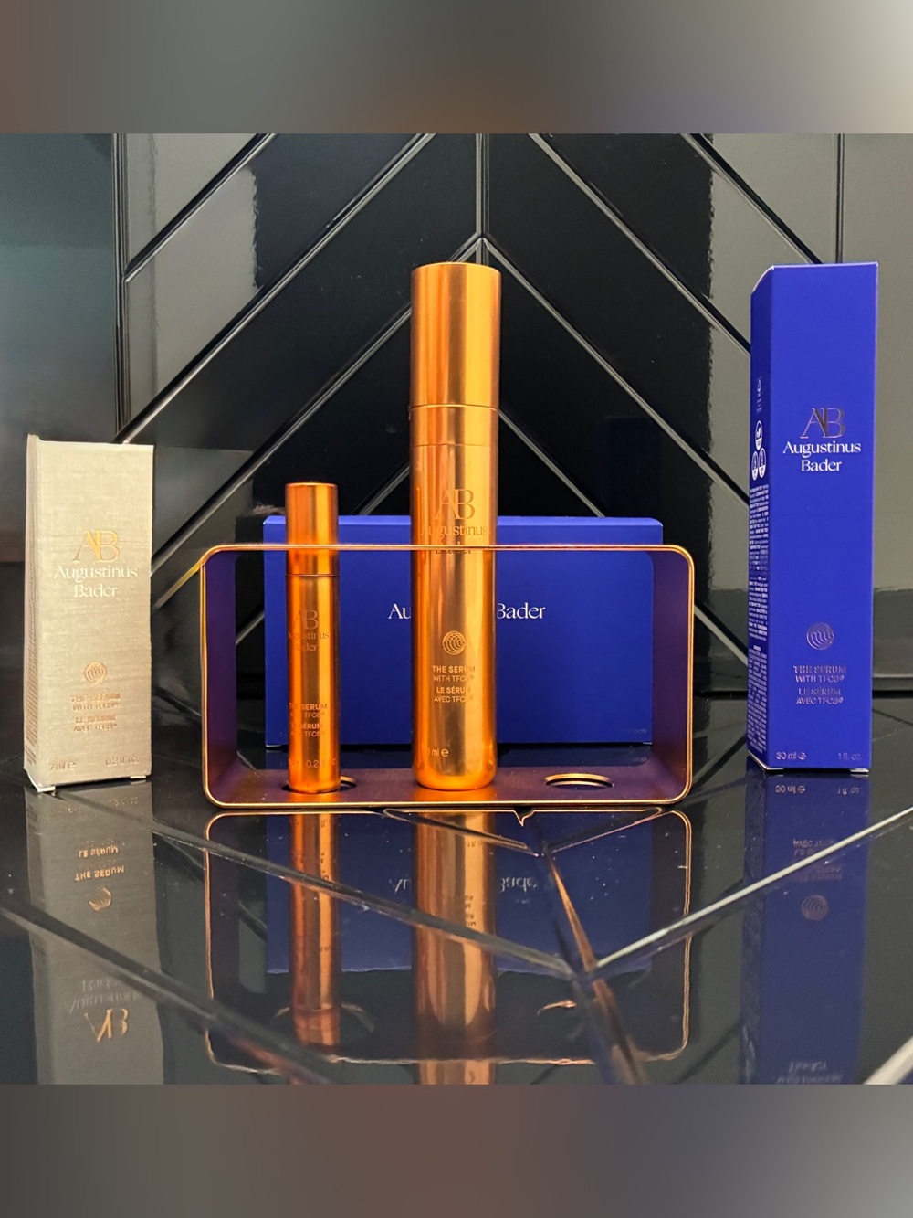 Augustinus Bader Vanity & The Serum 7ml NWT. Gifting The Serum 1fl oz.